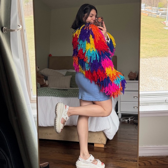 Multicolor Fringe Jacket - Picture 3 of 3